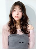 ◎ ミディアムレイヤーカット 似合わせカット 大人ガーリー 韓国