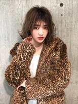 バランス 原宿 表参道(balance) ラテベージュ×ミディアムボブ