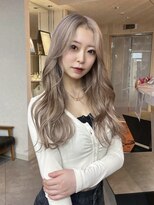 ソワンドブレスセルン 心斎橋(soin de brace cerne)&nbsp;ミルクティーベージュ/ハイトーンカラー/髪質改善トリートメント