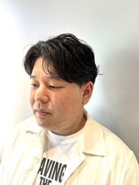 ブラック(BLACK) カジュアルセンターパート