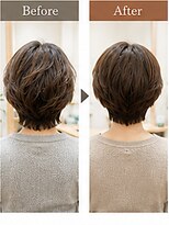 リアン(Lien) 丸みショート×艶髪ブラウン