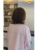 ティティーサッポロ(tity sapporo)&nbsp;くびれミディアムウルフ×上品ベージュ
