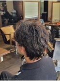 大人メンズのナチュラルパーマ