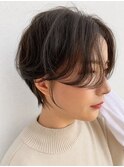 ショートボブショートヘア/インナーカラー/顔まわりレイヤー