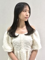 オーロ 塚口店(ORO)&nbsp;艶髪ストレート×大人可愛いワンカールロング