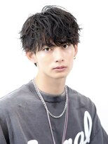 アーリー(Ali'i)&nbsp;シャドウパーマニュアンスウルフダウンバング無造作パーマ表参道