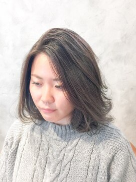 ボヌールヘア(BONHEUR HAIR) ボヌールヘアー 綾瀬【YUKIE】ミディアムＢＯＢ