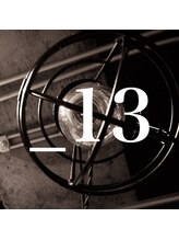 _13 【アンダーバー サーティーン】