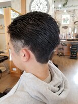 ルークス 中央林間(LOOOKS)&nbsp;短髪・ショート　オールバック　メンズスタイル