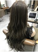 ハイライトMIX透明感グレージュ