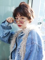 アイティー バイ アルバム 中野店(IT by ALBUM)&nbsp;カジュアルショート_スリークボブ厚めバングローライト_7471