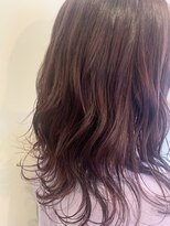 ニナル(Ninal)&nbsp;『 ピンクバイオレット × 毛束感 』☆ゆるウエーブsemiスタイル