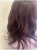 『 ピンクバイオレット × 毛束感 』☆ゆるウエーブsemiスタイル