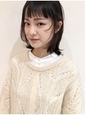 ミディアムボブウルフ