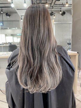 ピンク バイ アンジェリカ 瓢箪山店(PINQ by ANGELICA) #PINQ #ロングヘア #エアタッチバレイヤージュ