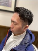 ツーブロックショート