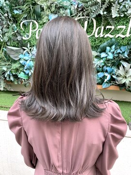 アフロートpd+ KOBE(AFLOATpd+) ブリーチなしの透明感カラー ラベンダーグレージュ