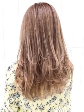 アイティーバイアルバム 下北沢店(IT by ALBUM) レイヤーベージュ_ココアブラウンフリンジウェーブ_ba300122