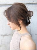 韓国ヘア/顔周りカット/サイドバング/アレンジ