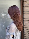 【髪質改善】柔らかピンクブラウン