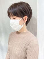 アルバム 渋谷パルコ(ALBUM) タイトハンサムショート_グレージュカラーボブウルフ_ba391292