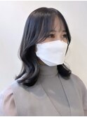 【韓国ヘア】ミディアムレイヤー