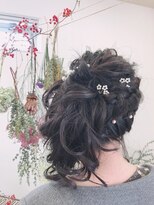 アニスミュゼ(anis musee)&nbsp;ふんわり編み込みアレンジ