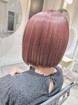 ストレータ バイ マリオ(Strata by mario) 【mami】ボブ×ピンクベージュ