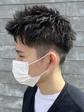 ニアウ 伊勢崎連取店(Niau) メンズマッシュパーマツイストスパイラルパーマ波巻きパーマ