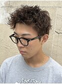 スパイキーショート ピンパーマ