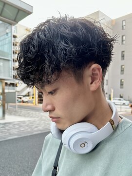 オーガニック アトリエ 大宮(organic+atelier) ツイストパーマ波巻きパーマメンズマッシュスパイラルパーマ
