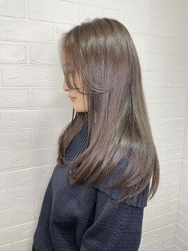 ヘアースペースブルーム プリュス 石橋店(HAIR SPACE BLOOM plus) 石橋阪大前/マットグレージュ/ワンホンヘア/網紅/レイヤーカット
