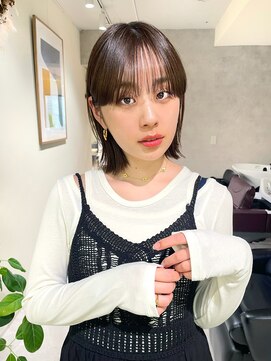 メゾンドイギー(MAISON de IGGY) ボブウルフレイヤーボブくびれボブレイヤーカットブリーチなし