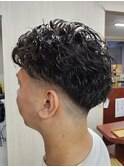 ラルフパーマとフェードカット