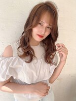 オーロ 西大寺店(ORO)&nbsp;大人かわいいブラウンのセミロング