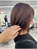 透明感ハイライト×ピンクインナーカラー☆