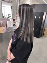 キング(K!ng)&nbsp;縮毛矯正髪質改善ハイライトレイヤーカット枚方美容室エクステ