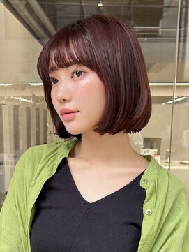 メルバイグラフ 梅田(mel by GRAFF) 大人かわいい丸みのあるボブ