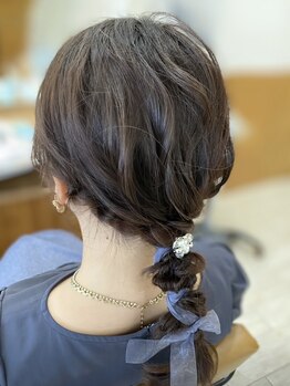 ファクト(FACT SPA)の写真/大切な日のヘアセットはお任せください！崩れにくく一日中可愛いが続くスタイルに仕上げます◎