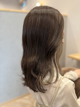 コマ(coma) インナーカラー×イヤリングカラー