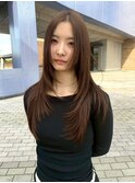 韓国レイヤー/くびれレイヤー/顔周りレイヤー/ロング