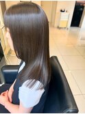 オリーブベージュ*ブリーチなし透明感color