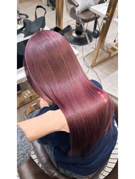 ロンド レア 天神大名店(Lond Le’a) ミディアムヘア/フェイスフレミング /暗めカラー/デザインカラー