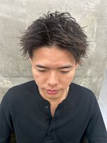 メンズサロン キング 心斎橋店(Men’s salon K!ng)&nbsp;ホワイトメッシュ/ツイスト/ツイスパ/パーマ/メンズ/眉毛/心斎橋