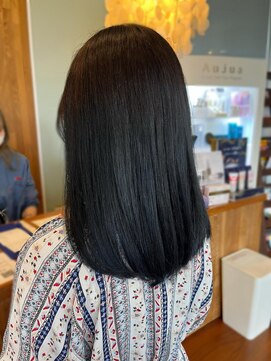 ヘアラウンジ アングゥ(hair lounge ungu) 韓国風ブルーブラック