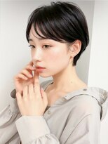 アース 栄店(HAIR&MAKE EARTH)&nbsp;earthショートレイヤーボブミルクティー丸みショートボブ