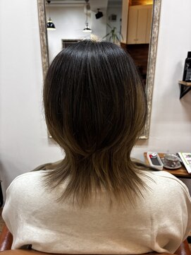 ヘアスペース クラージュ 本店 レイヤーストレート