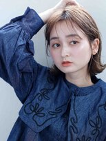 カーサ(Casa.)&nbsp;切りっぱなしボブ×ベージュ