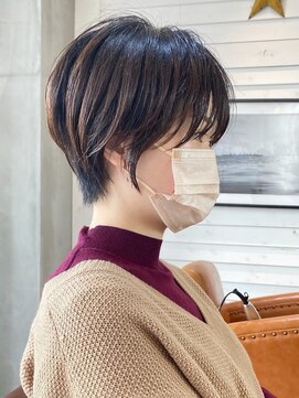 アデプト 綾瀬店(adept) 20代30代40代大人ショートヘア/白髪ぼかしハイライト/大人ボブ