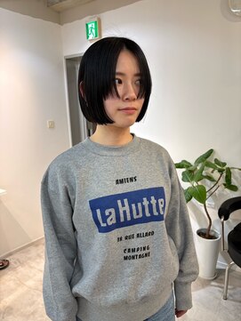  fit stand 千葉/ショートボブ/カット/パーマ/ダブルカラー/トリートメント/縮毛矯正 イメチェン/ピンクベージュ/アンブレラカラー[千葉]